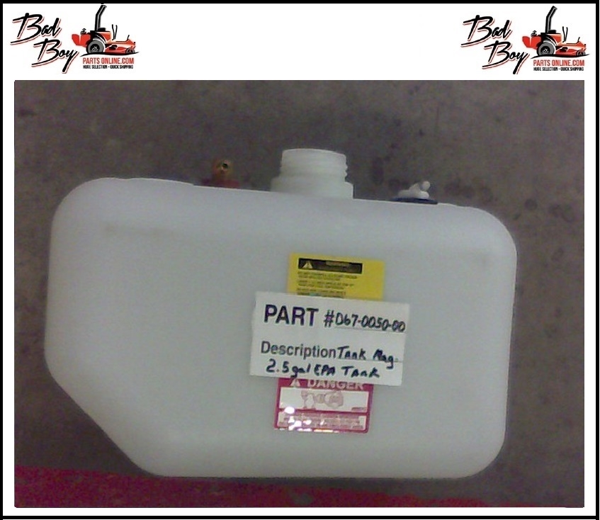 2.5 Gallon Fuel Tank Assembly | Bad Boy 067-0050-00